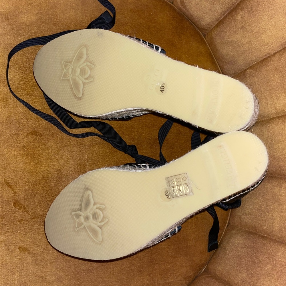 Gucci leather platform espadrille - Picture 4 of 4